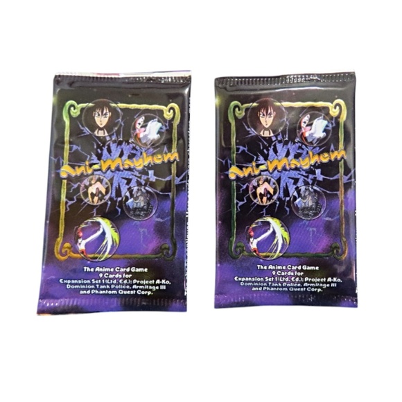 10 New Unopened Packs of Ani Mayhem Trading Cards from 1995 - Picture 2 of 4